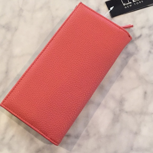 Nicole Miller Patricia Rustic Orange Wallet/New - Picture 2 of 6